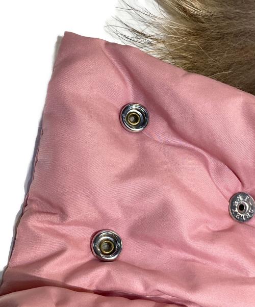 BURBERRY BLUE LABEL（バーバリーロンドンブルーレーベル）BURBERRY BLUE LABEL (バーバリーロンドンブルーレーベル) ダウンコート ライトピンク サイズ:36の古着・服飾アイテム