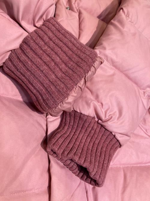 BURBERRY BLUE LABEL（バーバリーロンドンブルーレーベル）BURBERRY BLUE LABEL (バーバリーロンドンブルーレーベル) ダウンコート ライトピンク サイズ:36の古着・服飾アイテム