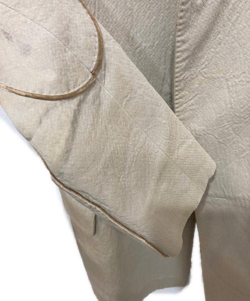 LOUIS VUITTON（ルイ ヴィトン）LOUIS VUITTON (ルイ ヴィトン) パイピングミドルコート ベージュ サイズ:34の古着・服飾アイテム