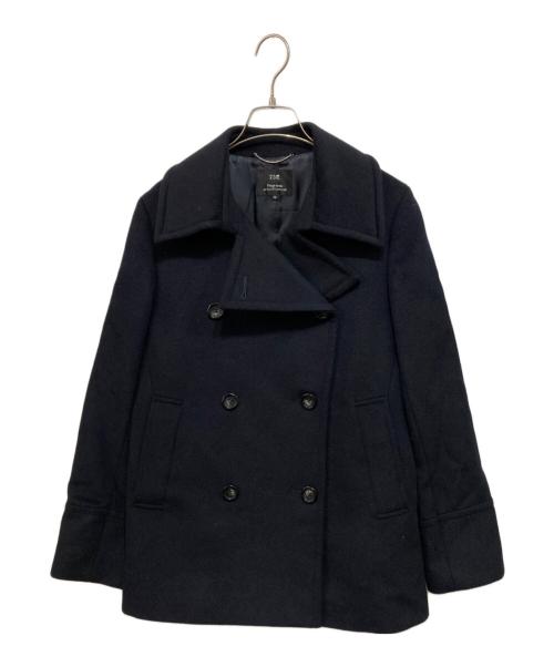 23区（ニジュウサンク）23区 (ニジュウサンク) Pコート ネイビー サイズ:38の古着・服飾アイテム