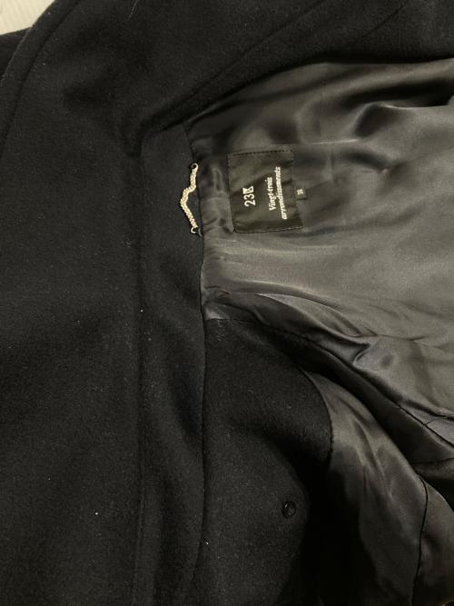 23区（ニジュウサンク）23区 (ニジュウサンク) Pコート ネイビー サイズ:38の古着・服飾アイテム