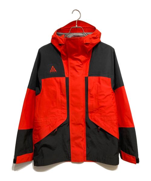 NIKE ACG（ナイキエーシージー）NIKE ACG (ナイキエーシージー) GORE-TEX JACKET レッド×ブラック サイズ:Sの古着・服飾アイテム
