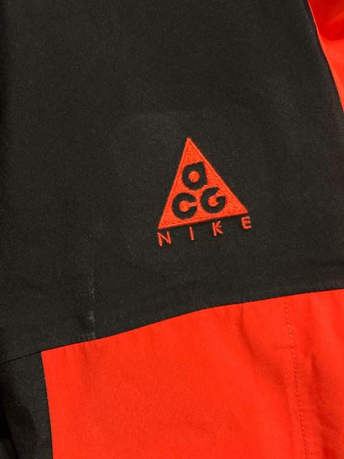 NIKE ACG（ナイキエーシージー）NIKE ACG (ナイキエーシージー) GORE-TEX JACKET レッド×ブラック サイズ:Sの古着・服飾アイテム
