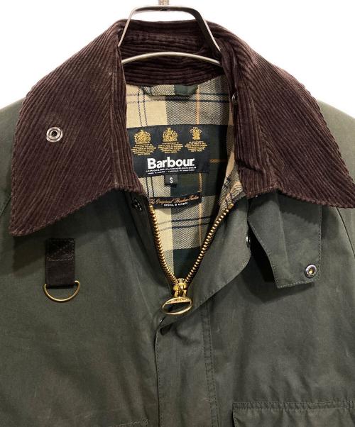 Barbour（バブアー）Barbour (バブアー) SPAY JACKET ブラウン×オリーブ サイズ:Sの古着・服飾アイテム