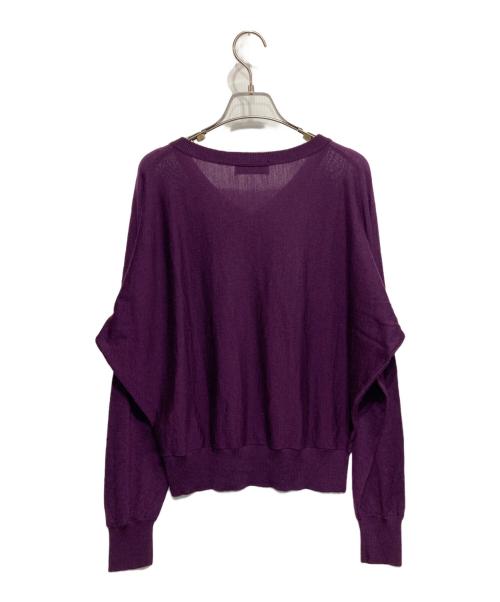 SLOBE IENA（スローブ イエナ）SLOBE IENA (スローブ イエナ) ウォッシャブルドルマンVネックプルオーバー パープル サイズ:Fの古着・服飾アイテム