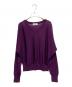 SLOBE IENA（スローブ イエナ）の古着「ウォッシャブルドルマンVネックプルオーバー」｜パープル