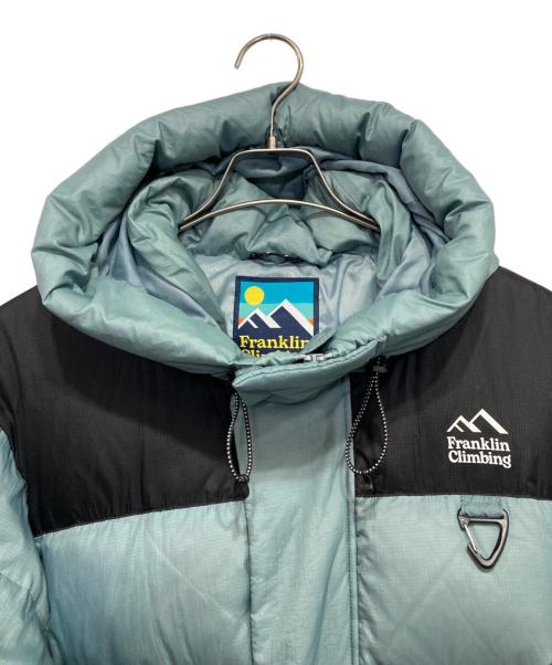 franklin climbing（フランクリンクライミング）franklin climbing (フランクリンクライミング) アルパインビレイダウンジャケット ブルー サイズ:8の古着・服飾アイテム