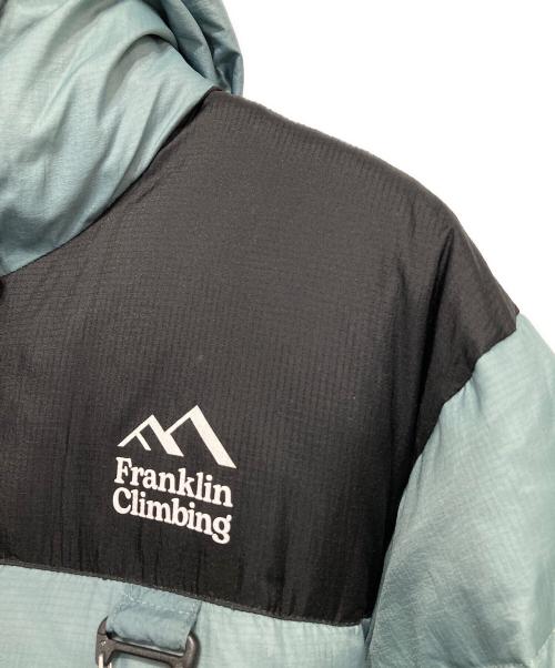 franklin climbing（フランクリンクライミング）franklin climbing (フランクリンクライミング) アルパインビレイダウンジャケット ブルー サイズ:8の古着・服飾アイテム