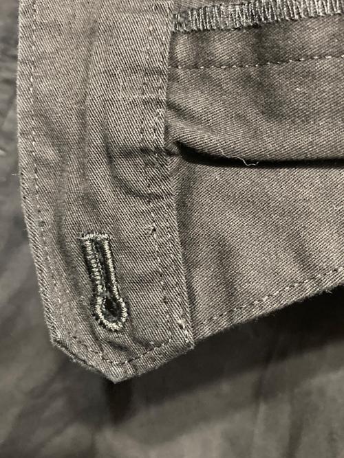 GROUND Y（グラウンドワイ）GROUND Y (グラウンドワイ) コットンジップパンツ ブラック サイズ:3の古着・服飾アイテム