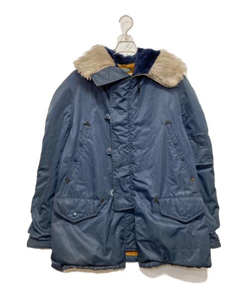 HOUSTON（ヒューストン）HOUSTON (ヒューストン) M-3Bフライトジャケット ネイビー サイズ:42Rの古着・服飾アイテム