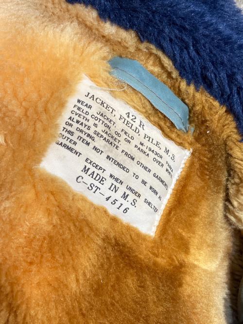 HOUSTON（ヒューストン）HOUSTON (ヒューストン) M-3Bフライトジャケット ネイビー サイズ:42Rの古着・服飾アイテム