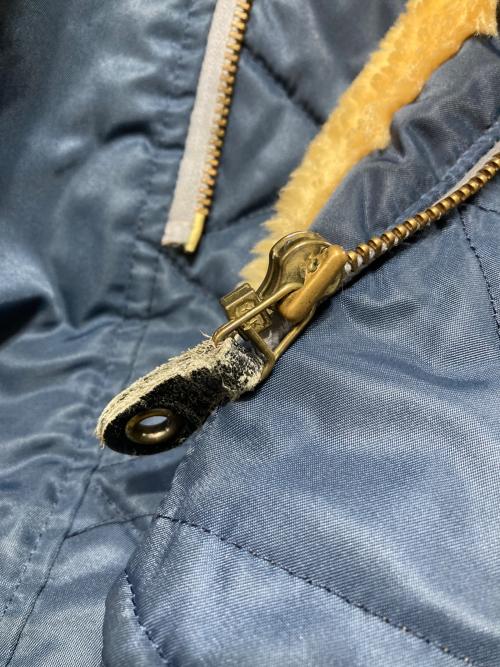 HOUSTON（ヒューストン）HOUSTON (ヒューストン) M-3Bフライトジャケット ネイビー サイズ:42Rの古着・服飾アイテム