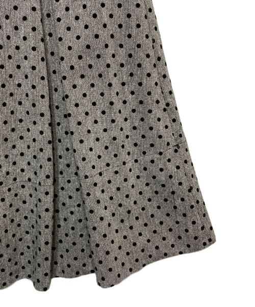 HER LIP TO（ハーリップトゥ）Her lip to (ハーリップトゥ) Tweed Flocked Dot Long Skirt グレー サイズ:Sの古着・服飾アイテム