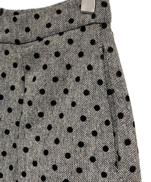 HER LIP TO（ハーリップトゥ）Her lip to (ハーリップトゥ) Tweed Flocked Dot Long Skirt グレー サイズ:Sの古着・服飾アイテム