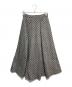 Her lip to（ハーリップトゥ）の古着「Tweed Flocked Dot Long Skirt」｜グレー