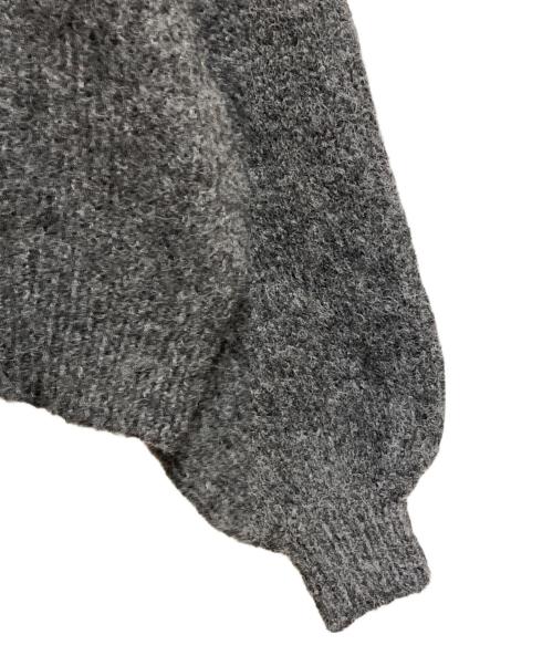 HER LIP TO（ハーリップトゥ）Her lip to (ハーリップトゥ) Back Ribbon Knit Pullover グレー サイズ:FREEの古着・服飾アイテム