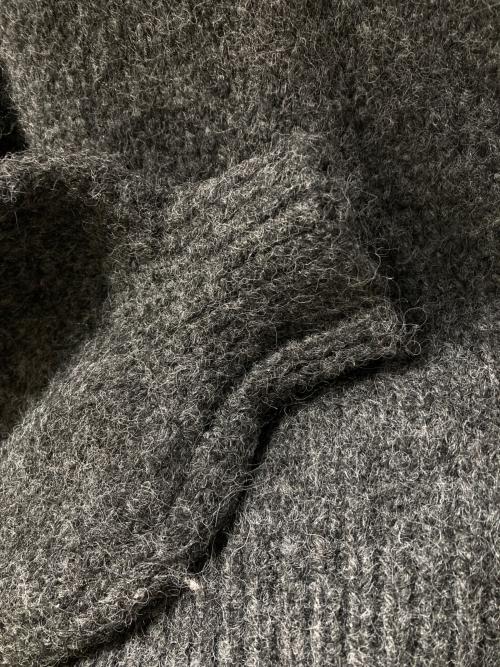 HER LIP TO（ハーリップトゥ）Her lip to (ハーリップトゥ) Back Ribbon Knit Pullover グレー サイズ:FREEの古着・服飾アイテム