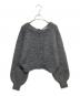 Her lip to（ハーリップトゥ）の古着「Back Ribbon Knit Pullover」｜グレー