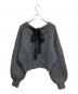 Her lip to (ハーリップトゥ) Back Ribbon Knit Pullover グレー サイズ:FREE：6000円