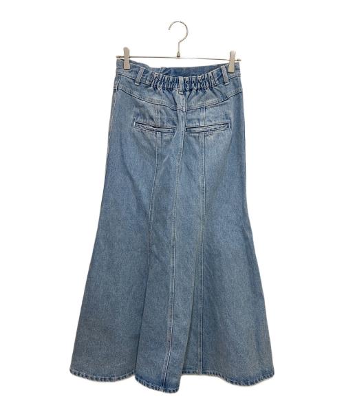 HER LIP TO（ハーリップトゥ）Her lip to (ハーリップトゥ) Mermaid Slit Denim Skirt インディゴ サイズ:Mの古着・服飾アイテム