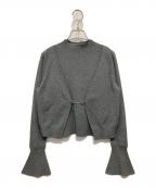 HER LIP TOハーリップトゥ）の古着「Flared Sleeve Knit Set」｜グレー