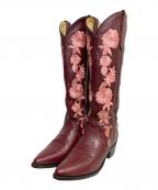 DANPOSTダンポスト）の古着「ウェスタンブーツ」｜レッド