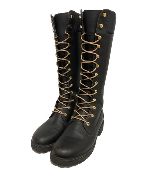 Timberland（ティンバーランド）Timberland (ティンバーランド) レースアップロングブーツ ブラック サイズ:8.5Mの古着・服飾アイテム