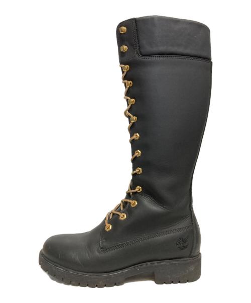 Timberland（ティンバーランド）Timberland (ティンバーランド) レースアップロングブーツ ブラック サイズ:8.5Mの古着・服飾アイテム