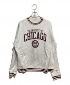 Champion REVERSE WEAVEチャンピオン リバース ウィーブ）の古着「CHICAGOカレッジロゴプルオーバー」｜ホワイト