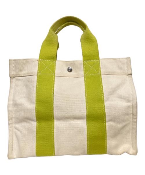 HERMES（エルメス）HERMES (エルメス) ボラボラPM グリーン×ホワイトの古着・服飾アイテム