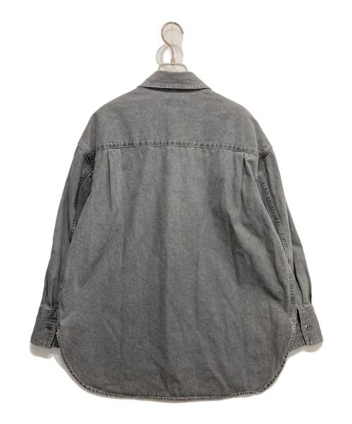 SLOBE IENA（スローブ イエナ）SLOBE IENA (スローブ イエナ) LE DENIMポイントカラーシャツ グレー サイズ:Fの古着・服飾アイテム
