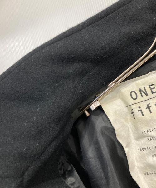 ONE FIFTH（ワンフィフス）ONE fifth (ワンフィフス) ダブルウールコート ブラック サイズ:3の古着・服飾アイテム
