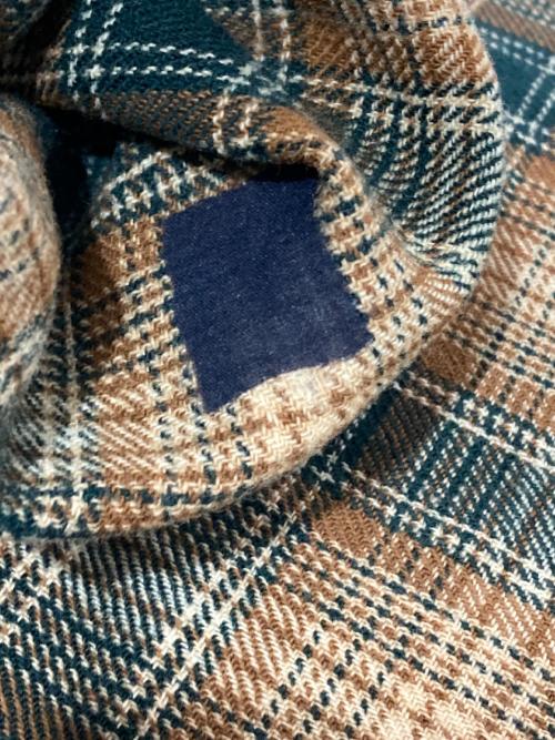 PENDLETON（ペンドルトン）PENDLETON (ペンドルトン) ロングスリーブシャツ ベージュ×グリーン サイズ:Mの古着・服飾アイテム