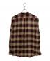 SUGARHILL (シュガーヒル) HAIRLY PLAID OPEN COLLOR SHIRTS エンジ×ベージュ サイズ:2：30000円
