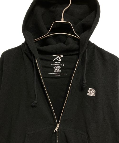 THE BLACK EYE PATCH（ブラックアイパッチ）THE BLACK EYE PATCH (ブラックアイパッチ) ジップアップフーディー ブラック サイズ:Mの古着・服飾アイテム