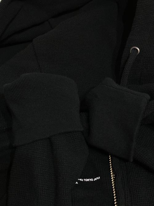 THE BLACK EYE PATCH（ブラックアイパッチ）THE BLACK EYE PATCH (ブラックアイパッチ) ジップアップフーディー ブラック サイズ:Mの古着・服飾アイテム