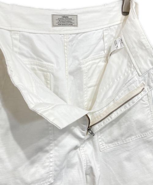 JOURNAL STANDARD relume（ジャーナルスタンダード レリューム）JOURNAL STANDARD relume (ジャーナルスタンダード レリューム) ワイドベイカーパンツ ホワイト サイズ:38の古着・服飾アイテム