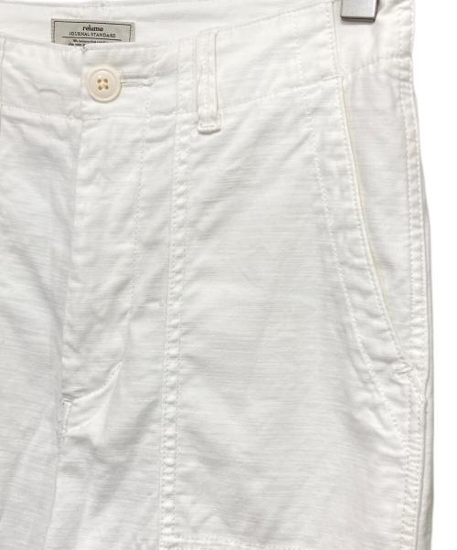JOURNAL STANDARD relume（ジャーナルスタンダード レリューム）JOURNAL STANDARD relume (ジャーナルスタンダード レリューム) ワイドベイカーパンツ ホワイト サイズ:38の古着・服飾アイテム