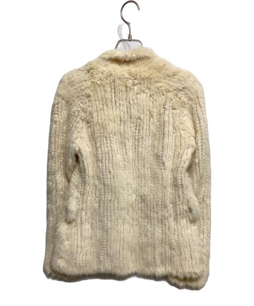 JIL SANDER（ジルサンダー）JIL SANDER (ジルサンダー) ファーカーディガン アイボリー サイズ:34の古着・服飾アイテム