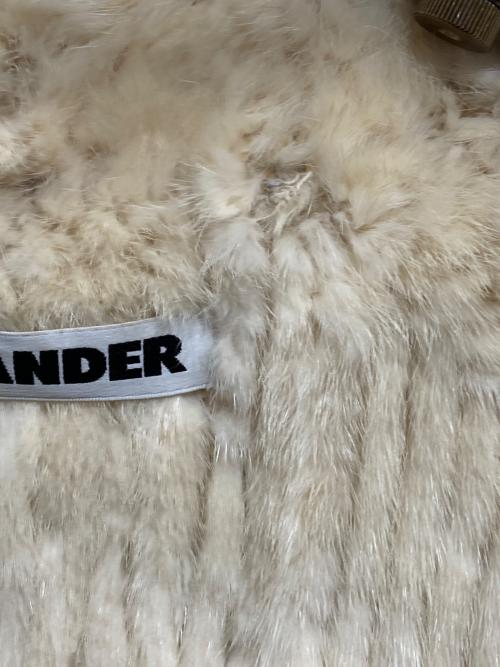 JIL SANDER（ジルサンダー）JIL SANDER (ジルサンダー) ファーカーディガン アイボリー サイズ:34の古着・服飾アイテム