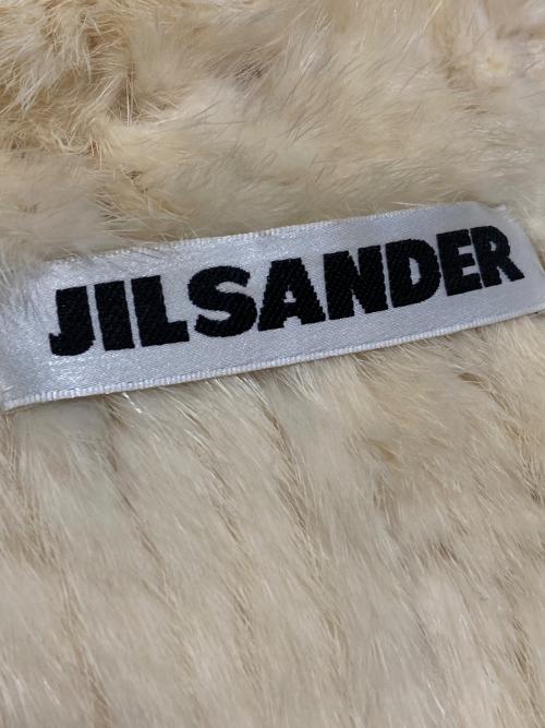 JIL SANDER（ジルサンダー）JIL SANDER (ジルサンダー) ファーカーディガン アイボリー サイズ:34の古着・服飾アイテム