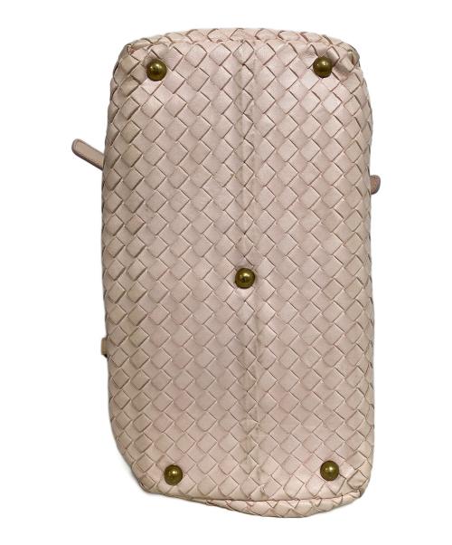 BOTTEGA VENETA（ボッテガベネタ）BOTTEGA VENETA (ボッテガベネタ) レザーミニボストンバッグ ライトピンクの古着・服飾アイテム