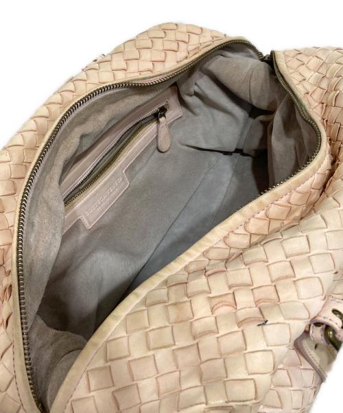 BOTTEGA VENETA（ボッテガベネタ）BOTTEGA VENETA (ボッテガベネタ) レザーミニボストンバッグ ライトピンクの古着・服飾アイテム
