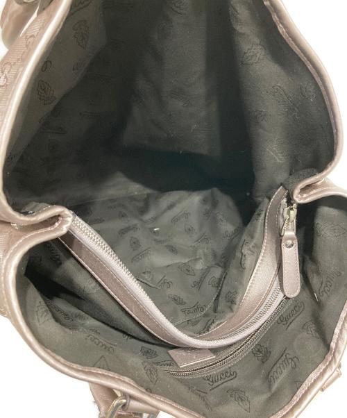 GUCCI（グッチ）GUCCI (グッチ) メタリックトートバッグ ピンクの古着・服飾アイテム