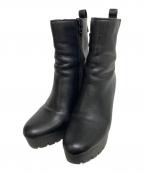 LANVIN en Bleuランバンオンブルー）の古着「サイドゴアブーツ」｜ブラック