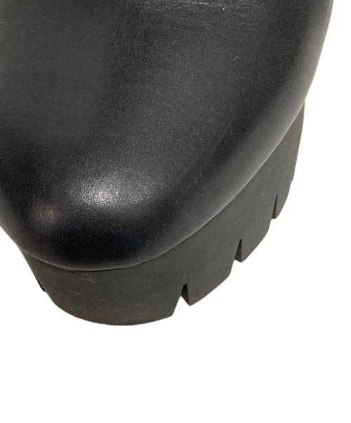 LANVIN en Bleu（ランバンオンブルー）LANVIN en Bleu (ランバンオンブルー) サイドゴアブーツ ブラック サイズ:22 1/2の古着・服飾アイテム