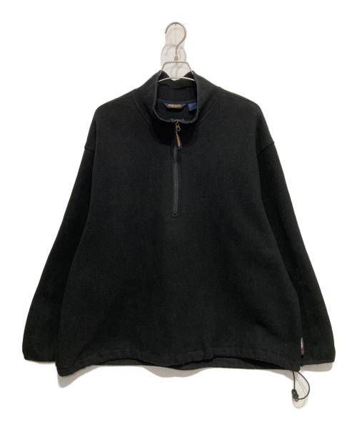 WOOLRICH（ウールリッチ）WOOLRICH (ウールリッチ) ハーフジップスウェット ブラック サイズ:XXLの古着・服飾アイテム