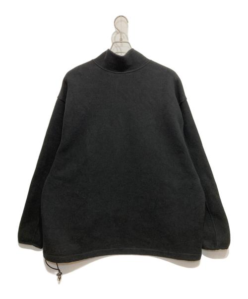 WOOLRICH（ウールリッチ）WOOLRICH (ウールリッチ) ハーフジップスウェット ブラック サイズ:XXLの古着・服飾アイテム