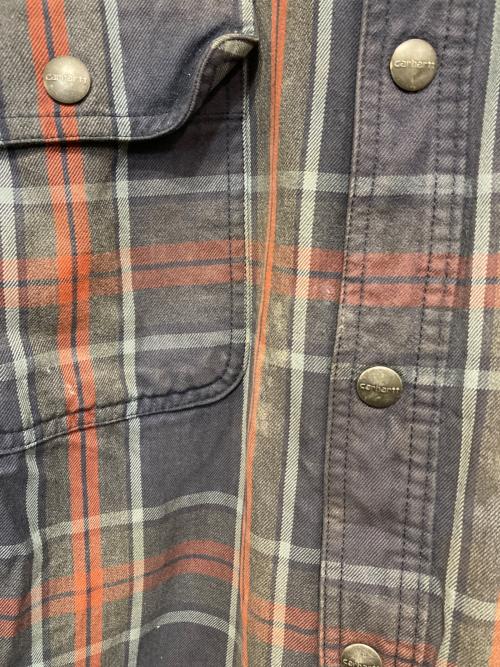 CarHartt（カーハート）CarHartt (カーハート) ボアシャツジャケット マルチカラー サイズ:XLの古着・服飾アイテム