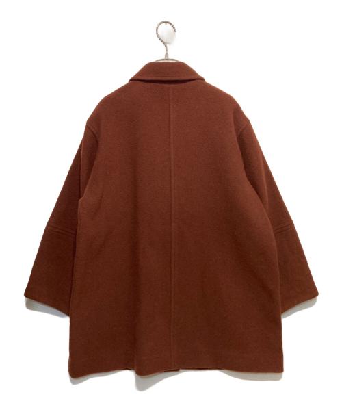 N.NATURAL BEAUTY BASIC（エヌ ナチュラルビューティーベーシック）N.NATURAL BEAUTY BASIC (エヌ ナチュラルビューティーベーシック) ステンカラーミディコート ブラウン サイズ:Sの古着・服飾アイテム